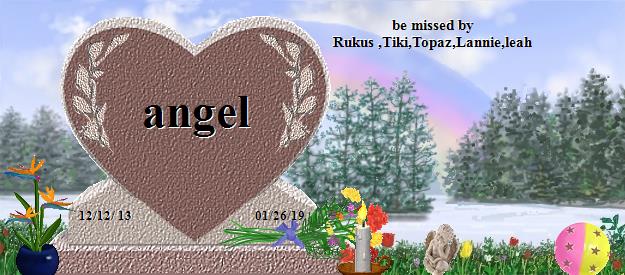 angel's Rainbow Bridge Pet Loss Memorial Residency Image