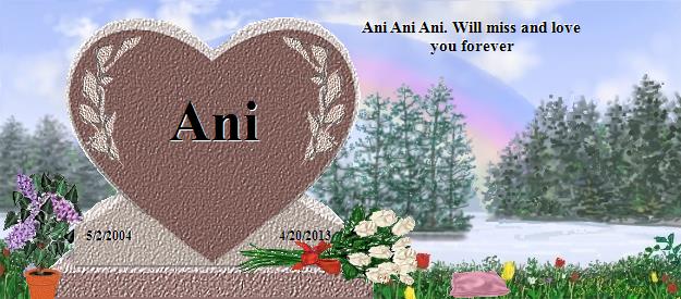 Ani's Rainbow Bridge Pet Loss Memorial Residency Image