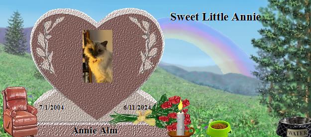Annie Alm's Rainbow Bridge Pet Loss Memorial Residency Image