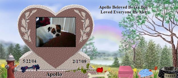 Apollo's Rainbow Bridge Pet Loss Memorial Residency Image