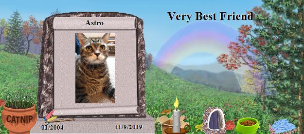Astro's Rainbow Bridge Pet Loss Memorial Residency Image