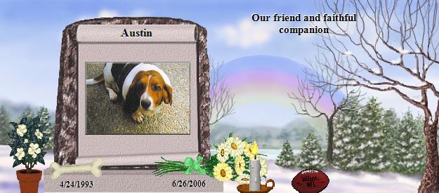 Austin's Rainbow Bridge Pet Loss Memorial Residency Image