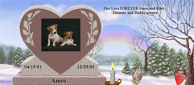 Amos's Rainbow Bridge Pet Loss Memorial Residency Image