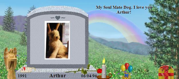 Arthur's Rainbow Bridge Pet Loss Memorial Residency Image