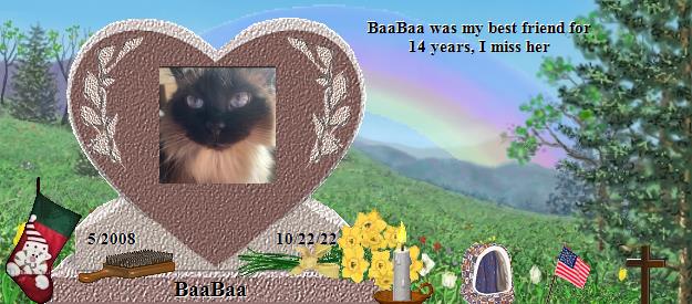 BaaBaa's Rainbow Bridge Pet Loss Memorial Residency Image