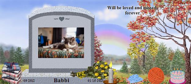 Babbi's Rainbow Bridge Pet Loss Memorial Residency Image