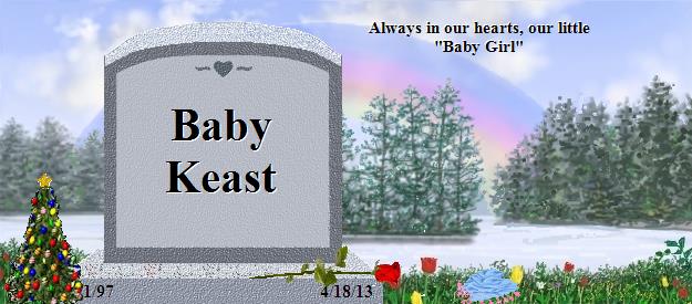 Baby Keast's Rainbow Bridge Pet Loss Memorial Residency Image