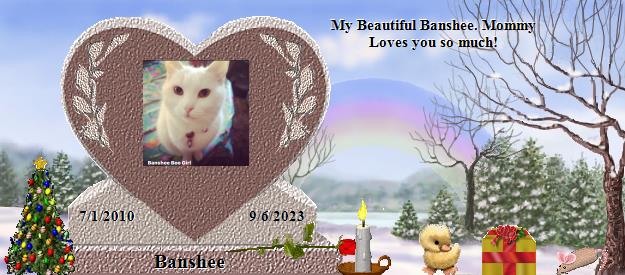 Banshee's Rainbow Bridge Pet Loss Memorial Residency Image