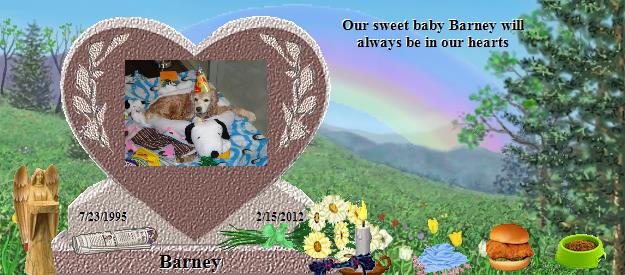 Barney's Rainbow Bridge Pet Loss Memorial Residency Image