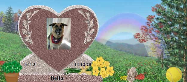 Bella 's Rainbow Bridge Pet Loss Memorial Residency Image