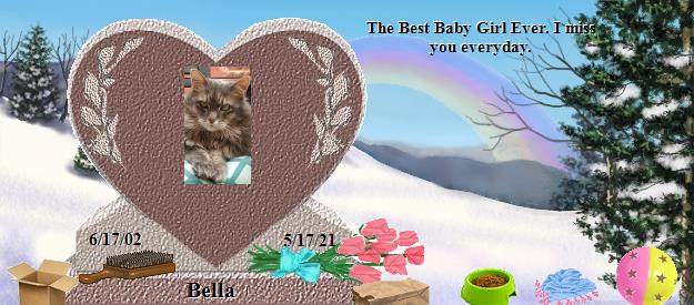 Bella's Rainbow Bridge Pet Loss Memorial Residency Image
