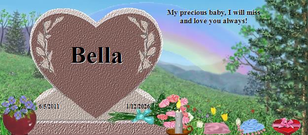 Bella's Rainbow Bridge Pet Loss Memorial Residency Image
