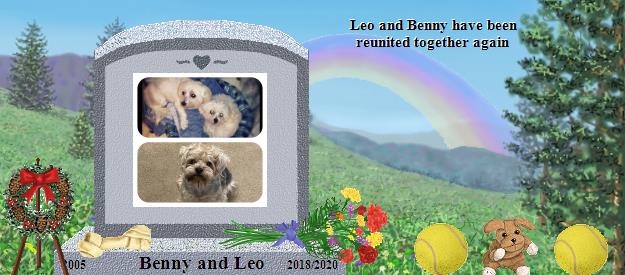 Benny and Leo's Rainbow Bridge Pet Loss Memorial Residency Image