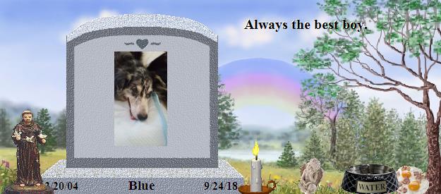 Blue's Rainbow Bridge Pet Loss Memorial Residency Image