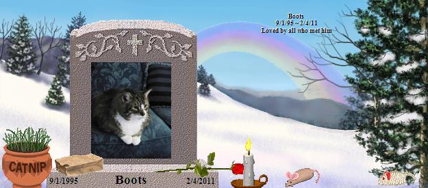 Boots's Rainbow Bridge Pet Loss Memorial Residency Image