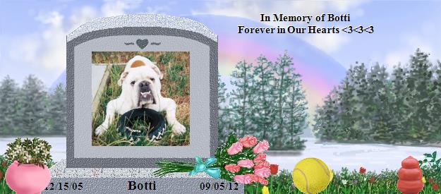 Botti's Rainbow Bridge Pet Loss Memorial Residency Image