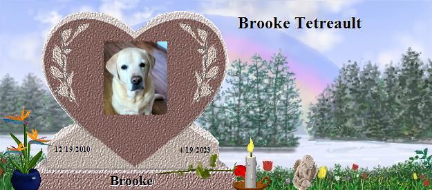 Brooke's Rainbow Bridge Pet Loss Memorial Residency Image