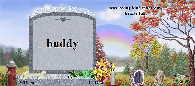 buddy's Rainbow Bridge Pet Loss Memorial Residency Image