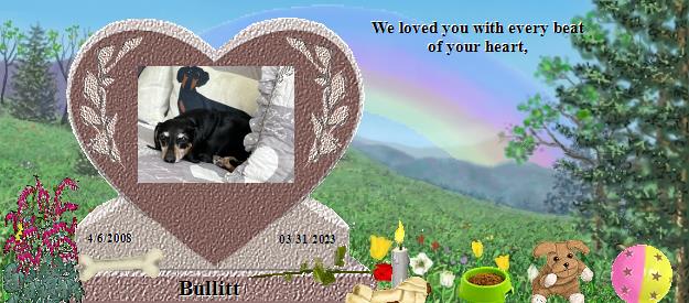 Bullitt's Rainbow Bridge Pet Loss Memorial Residency Image