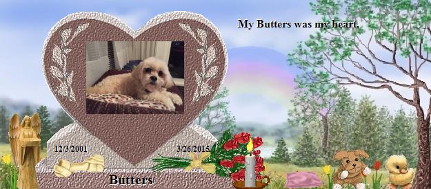 Butters's Rainbow Bridge Pet Loss Memorial Residency Image