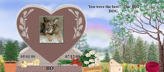 BO's Rainbow Bridge Pet Loss Memorial Residency Image