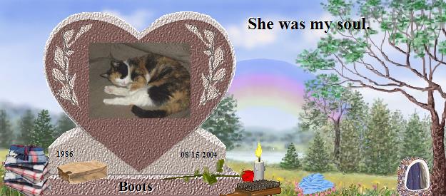 Boots's Rainbow Bridge Pet Loss Memorial Residency Image