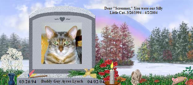 Buddy Guy Ayres Lynch's Rainbow Bridge Pet Loss Memorial Residency Image