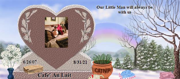 Cafe' Au Lait's Rainbow Bridge Pet Loss Memorial Residency Image