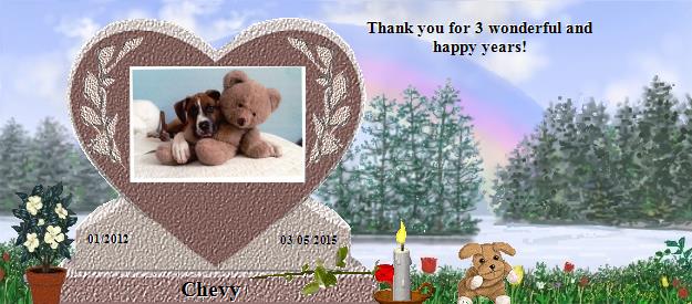 Chevy's Rainbow Bridge Pet Loss Memorial Residency Image