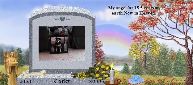 Corky's Rainbow Bridge Pet Loss Memorial Residency Image
