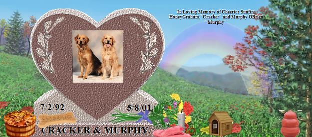CRACKER & MURPHY's Rainbow Bridge Pet Loss Memorial Residency Image