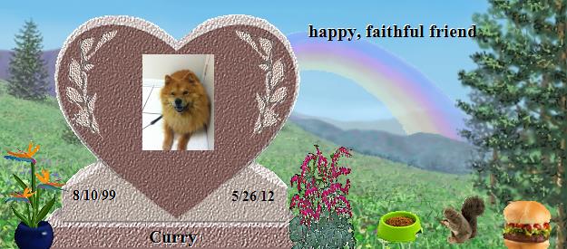 Curry's Rainbow Bridge Pet Loss Memorial Residency Image