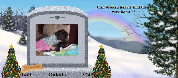 Dakota's Rainbow Bridge Pet Loss Memorial Residency Image