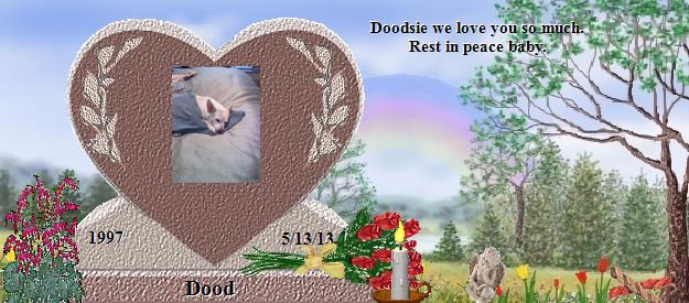 Dood's Rainbow Bridge Pet Loss Memorial Residency Image