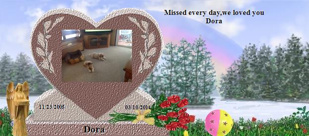 Dora's Rainbow Bridge Pet Loss Memorial Residency Image