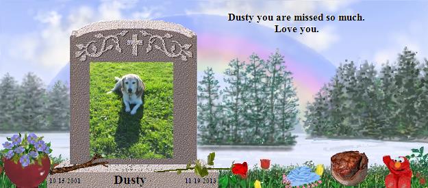Dusty's Rainbow Bridge Pet Loss Memorial Residency Image