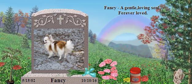 Fancy's Rainbow Bridge Pet Loss Memorial Residency Image