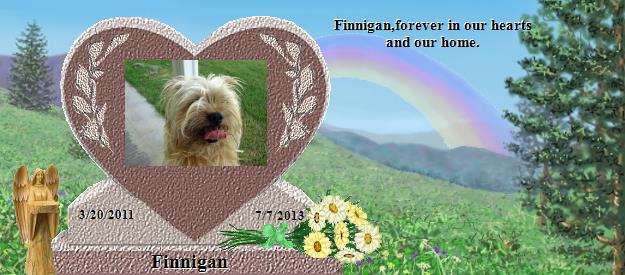 Finnigan's Rainbow Bridge Pet Loss Memorial Residency Image