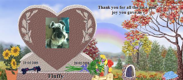 Fluffy's Rainbow Bridge Pet Loss Memorial Residency Image