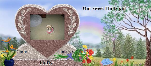 Fluffy's Rainbow Bridge Pet Loss Memorial Residency Image