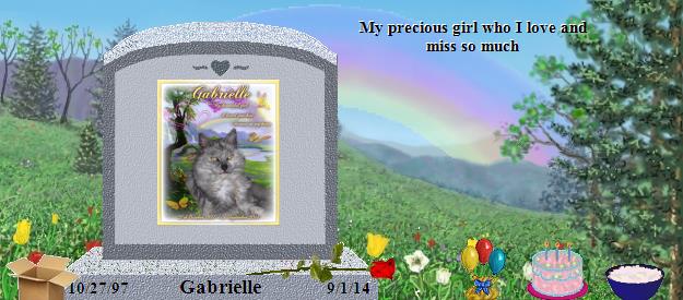Gabrielle's Rainbow Bridge Pet Loss Memorial Residency Image