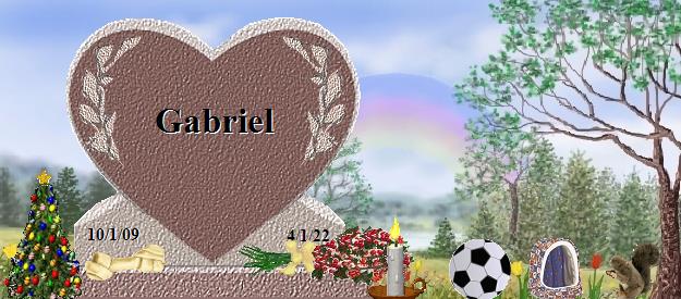 Gabriel's Rainbow Bridge Pet Loss Memorial Residency Image