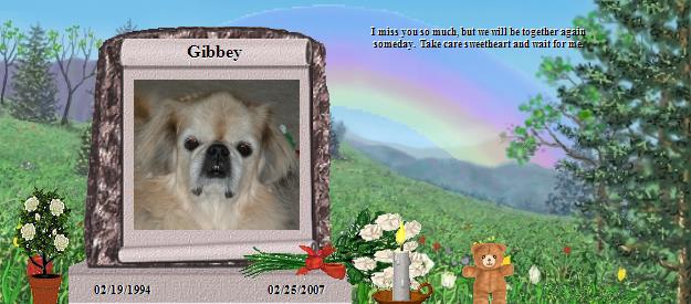 Gibbey's Rainbow Bridge Pet Loss Memorial Residency Image