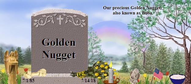Golden Nugget's Rainbow Bridge Pet Loss Memorial Residency Image