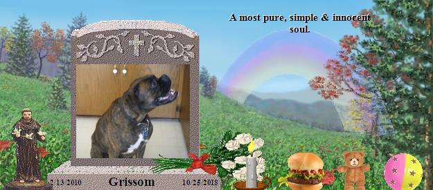 Grissom's Rainbow Bridge Pet Loss Memorial Residency Image