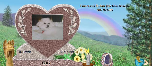 Gus's Rainbow Bridge Pet Loss Memorial Residency Image