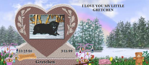 Gretchen's Rainbow Bridge Pet Loss Memorial Residency Image