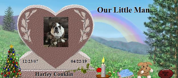 Harley Conklin's Rainbow Bridge Pet Loss Memorial Residency Image