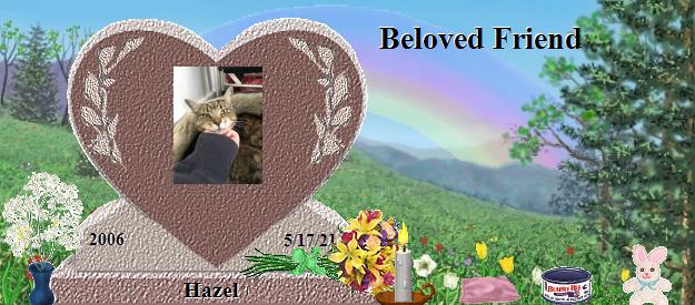 Hazel's Rainbow Bridge Pet Loss Memorial Residency Image
