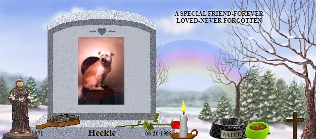 Heckle's Rainbow Bridge Pet Loss Memorial Residency Image